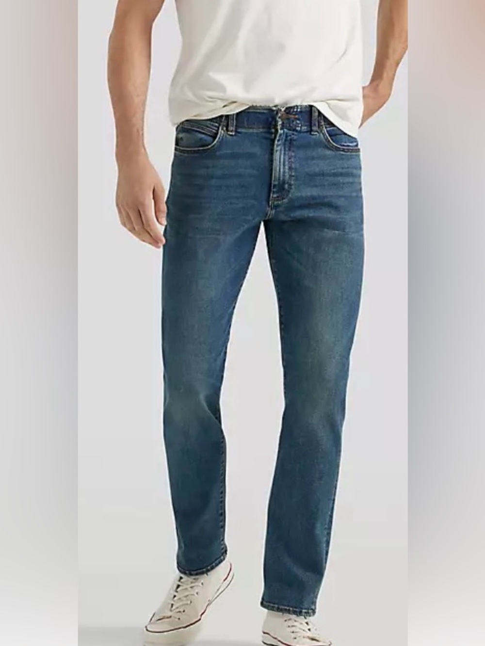 Lee Extreme Motion Straight Fit Tapered Leg Jeans Mens 33x32 NWT